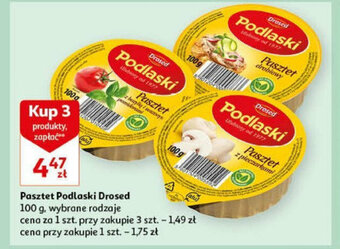 Auchan Pasztet Podlaski Drosed 100 g oferta