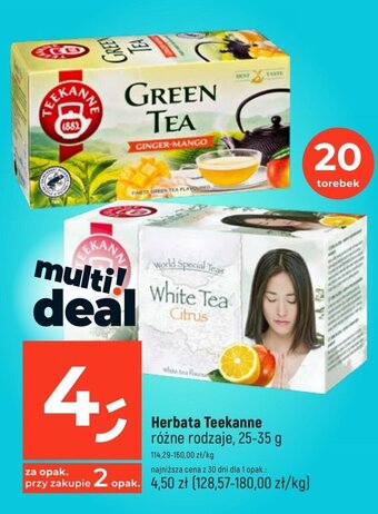 Dealz Herbata Teekanne 25-35 g oferta