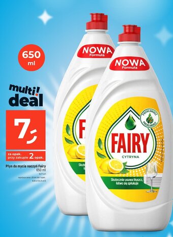 Dealz Płyn do mycia naczyń Fairy 650ml oferta