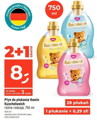 Dealz Płyn do płukania tkanin Kuschelweich 750ml oferta