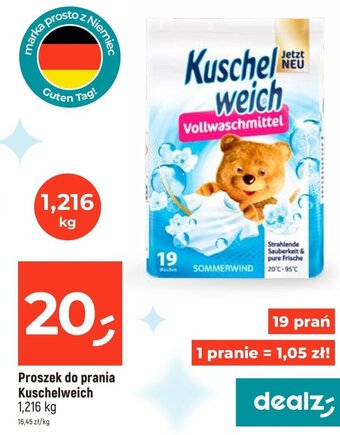 Dealz Proszek do prania Kuschelweich 1,216 kg oferta