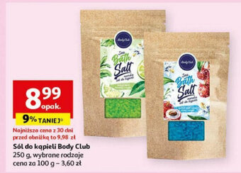 Auchan Sól do kąpieli Body Club 250 g oferta