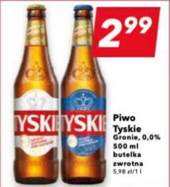 Lewiatan Piwo Tyskie Gronie, 0,0% 500 ml oferta