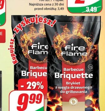 Brykiet fire & flame
