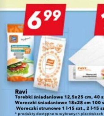 Lewiatan Ravi Torebki śniadaniowe 40 szt. oferta