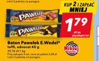 Lewiatan Baton Pawełek E.Wedel 45g oferta