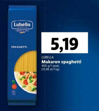 Lidl LUBELLA Makaron spaghetti 400g oferta