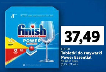 Lidl FINISH Tabletki do zmywarki Power Essential 50szt. oferta