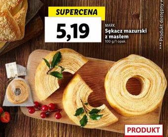 Lidl Sękacz mazurski z masłem 100 g oferta