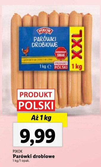 Lidl PIKOK Parówki drobiowe 1kg oferta