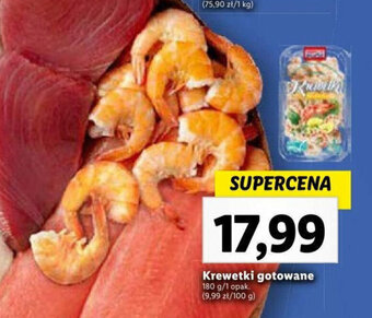 Lidl Krewetki gotowane 180 g oferta