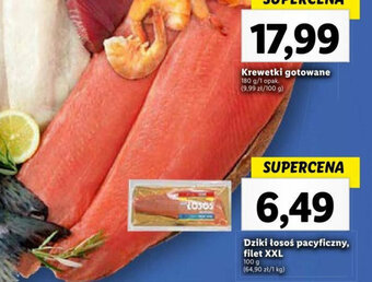 Lidl Dziki łosoś pacyficzny filet 100g oferta