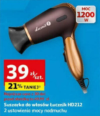 Auchan Suszarka do włosów Łucznik HD212 oferta