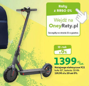 Auchan Hulajnoga elektryczna X11 oferta