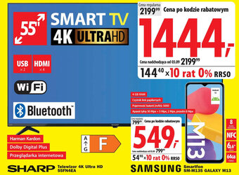 Media Expert SHARP Telewizor 4K Ultra HD 55FN4EA oferta