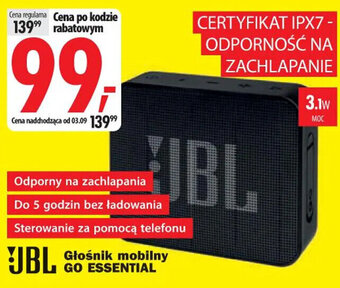 Media Expert JBL Głośnik mobilny GO ESSENTIAL oferta