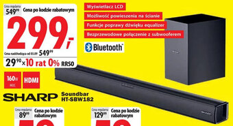 Media Expert SHARP Soundbar HT-SBW182 oferta