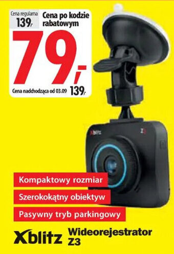 Media Expert Xblitz Wideorejestrator Z3 oferta