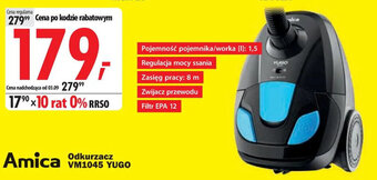 Media Expert Amica Odkurzacz VM1045 YUGO oferta