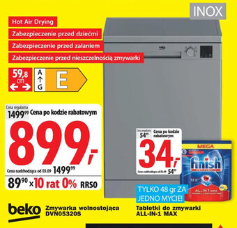Media Expert beko Zmywarka wolnostojąca oferta