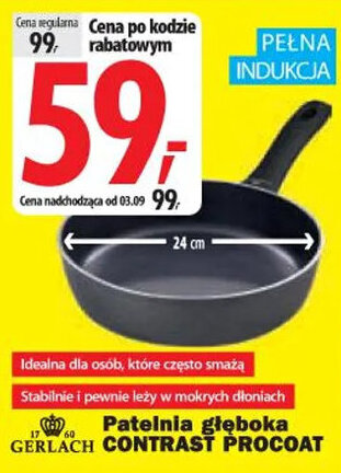 Media Expert GERLACH Patelnia głęboka oferta