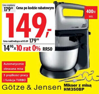 Media Expert Götze & Jensen Mikser z misą HM350BP oferta