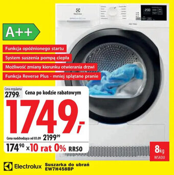 Media Expert Electrolux Suszarka do ubrań EW7H458BP oferta