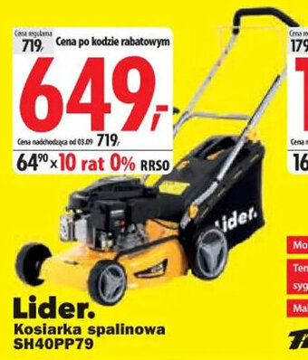 Media Expert Lider Kosiarka spalinowa SH40PP79 oferta