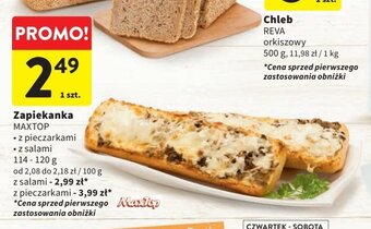 Zapiekanka z salami