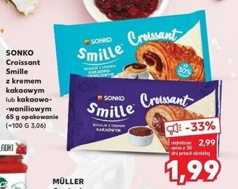 Kaufland Croissant z nadzieniem kakao-wanilia oferta