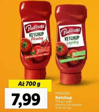Lidl Pudliszki Ketchup 700 g oferta