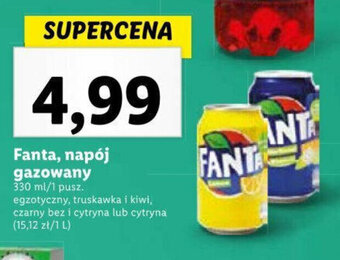 Lidl Fanta, napój gazowany 330 ml oferta