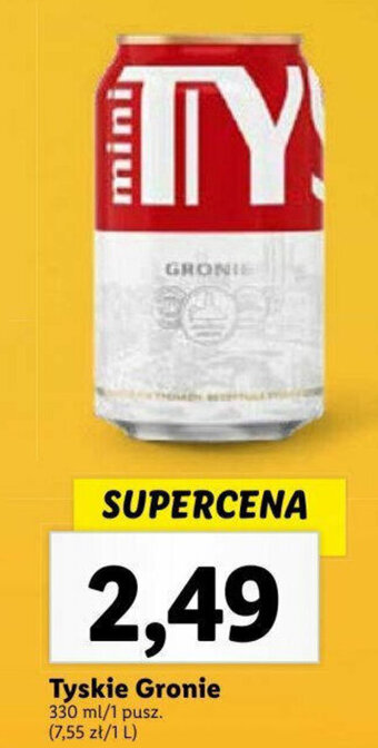 Lidl Tyskie Gronie 330 ml oferta