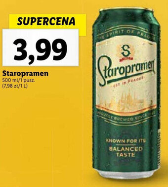 Lidl Staropramen 500 ml oferta