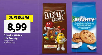 Lidl Ciastka M&M's lub Bounty 180 g oferta