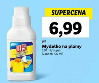 Lidl W5 Mydełko na plamy 250ml oferta