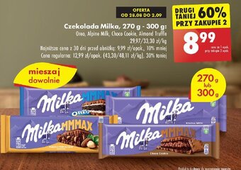 Biedronka Czekolada Milka 300 g oferta
