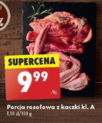 Biedronka Porcja rosołowa z kaczki kl. A 1kg oferta