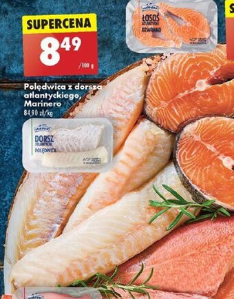 Biedronka Polędwica z dorsza atlantyckiego Marinero 100g oferta