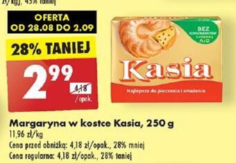 Biedronka Margaryna w kostce Kasia, 250 g oferta