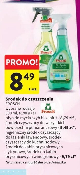 Intermarche Spray do mycia okien bio spirit oferta