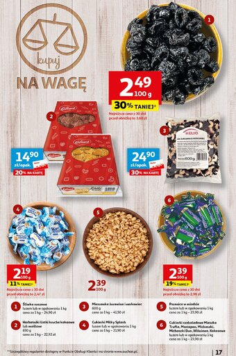 Auchan Praliny wiśniowe oferta