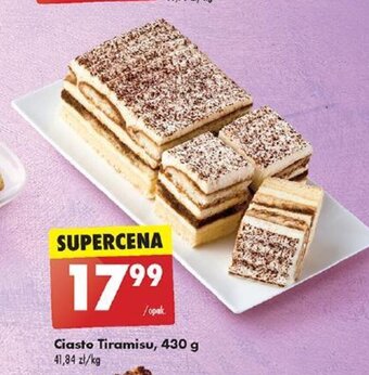 Biedronka Ciasto Tiramisu 430 g oferta