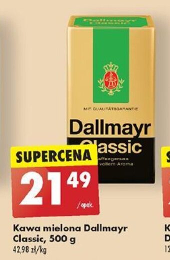 Biedronka Kawa mielona Dallmayr Classic 500 g oferta