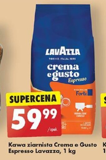 Biedronka Kawa ziarnista Crema e Gusto Espresso Lavazza, 1 kg oferta