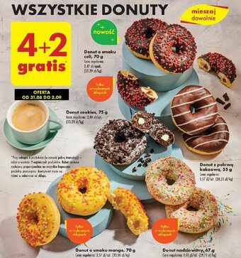 Biedronka WSZYSTKIE DONUTY oferta