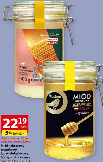 Auchan Miód auchan oferta