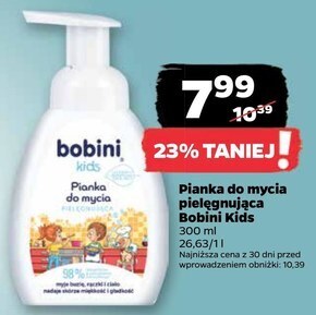 Netto Bobini kids pianka do mycia pielęgnująca 300 ml oferta