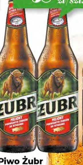 Społem Żubr piwo jasne 500 ml oferta