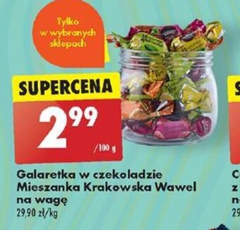 Biedronka Galaretka w czekoladzie Mieszanka Krakowska Wawel 100g oferta